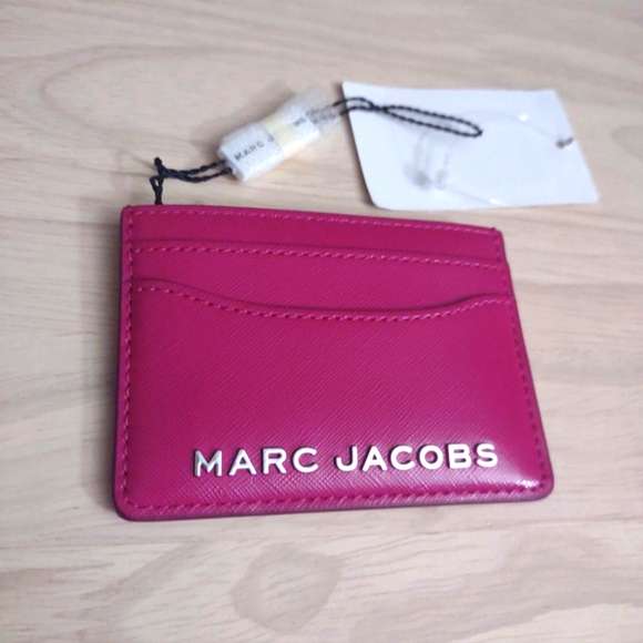 Marc Jacobs Hot Pink Cardholder Y2k Barbiecore - Picture 1 of 3